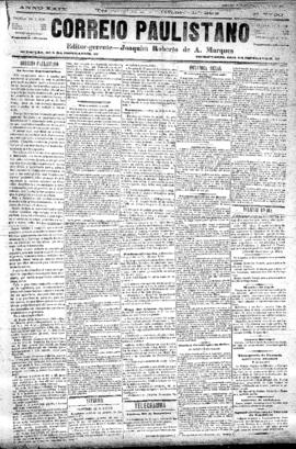 Correio paulistano [jornal], [s/n]. São Paulo-SP, 03 out. 1882.