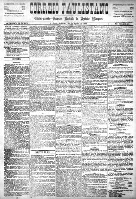 Correio paulistano [jornal], [s/n]. São Paulo-SP, 23 ago. 1884.