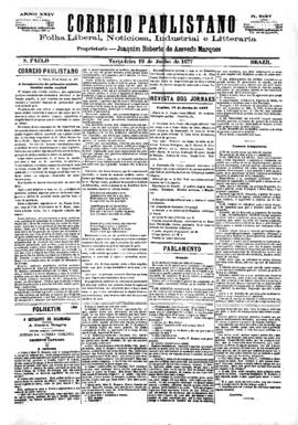 Correio paulistano [jornal], [s/n]. São Paulo-SP, 19 jun. 1877.