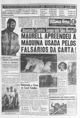 Última Hora [jornal]. Rio de Janeiro-RJ, 10 out. 1955 [ed. vespertina].