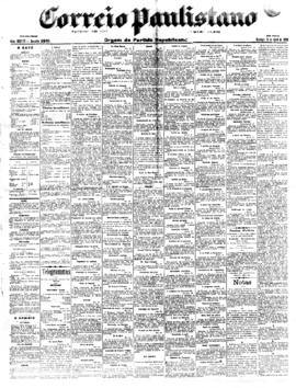 Correio paulistano [jornal], [s/n]. São Paulo-SP, 19 abr. 1903.
