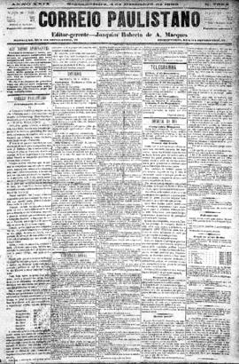 Correio paulistano [jornal], [s/n]. São Paulo-SP, 04 dez. 1882.