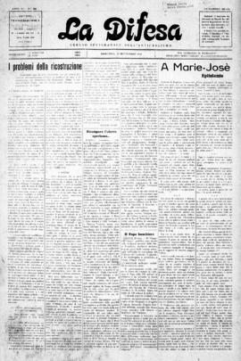 La Difesa [jornal], a. 6, n. 280. São Paulo-SP, 29 set. 1929.