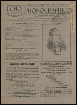 Echo phonographico [jornal], a. 2, n. 15. São Paulo-SP, jun. 1903.