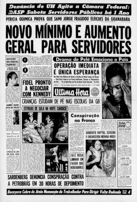 Última Hora [jornal]. Rio de Janeiro-RJ, 28 abr. 1961 [ed. vespertina].