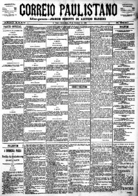 Correio paulistano [jornal], [s/n]. São Paulo-SP, 19 out. 1888.