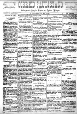 Correio paulistano [jornal], [s/n]. São Paulo-SP, 09 mai. 1886.