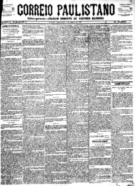 Correio paulistano [jornal], [s/n]. São Paulo-SP, 01 mar. 1888.