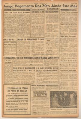 Última Hora [jornal]. Rio de Janeiro-RJ, 11 jun. 1963 [ed. regular].
