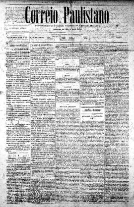 Correio paulistano [jornal], [s/n]. São Paulo-SP, 10 nov. 1881.