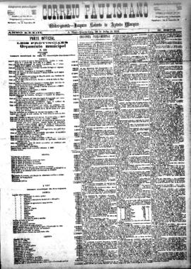 Correio paulistano [jornal], [s/n]. São Paulo-SP, 28 jul. 1886.