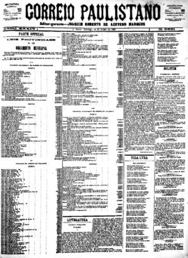 Correio paulistano [jornal], [s/n]. São Paulo-SP, 10 jun. 1888.