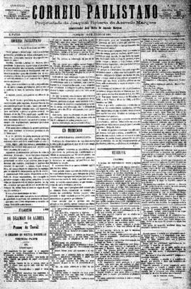 Correio paulistano [jornal], [s/n]. São Paulo-SP, 10 jul. 1880.