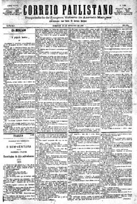 Correio paulistano [jornal], [s/n]. São Paulo-SP, 12 set. 1880.