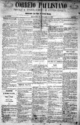 Correio paulistano [jornal], [s/n]. São Paulo-SP, 25 fev. 1880.