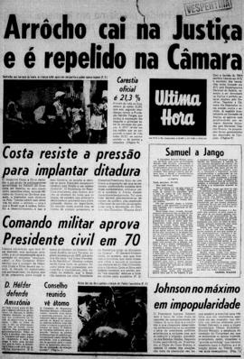 Última Hora [jornal]. Rio de Janeiro-RJ, 05 out. 1967 [ed. vespertina].