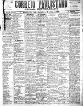 Correio paulistano [jornal], [s/n]. São Paulo-SP, 16 mai. 1893.