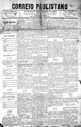 Correio paulistano [jornal], [s/n]. São Paulo-SP, 27 jun. 1882.