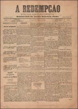 A Redempção [jornal], a. 2, n. 125. São Paulo-SP, 29 mar. 1888.