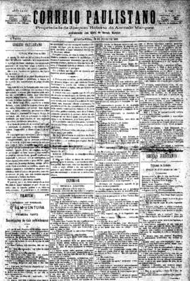 Correio paulistano [jornal], [s/n]. São Paulo-SP, 28 jul. 1880.