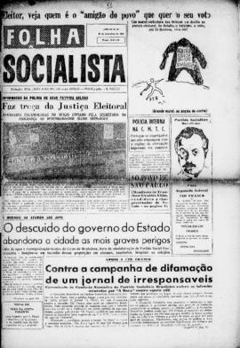 Folha socialista [jornal], a. 3, n. 66. São Paulo-SP, 23 set. 1950.