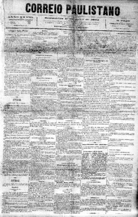 Correio paulistano [jornal], [s/n]. São Paulo-SP, 21 abr. 1882.