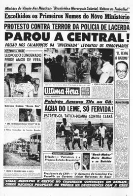 Última Hora [jornal]. Rio de Janeiro-RJ, 19 jan. 1963 [ed. vespertina].