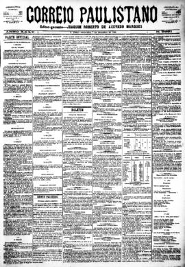Correio paulistano [jornal], [s/n]. São Paulo-SP, 07 dez. 1888.