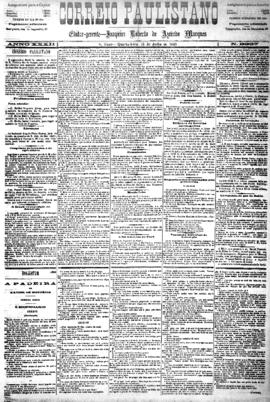 Correio paulistano [jornal], [s/n]. São Paulo-SP, 15 jul. 1885.