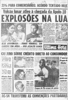 Última Hora [jornal]. Rio de Janeiro-RJ, 21 mai. 1969 [ed. vespertina].