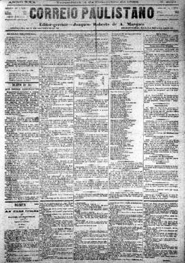 Correio paulistano [jornal], [s/n]. São Paulo-SP, 04 dez. 1883.