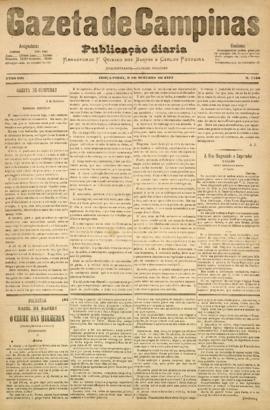 Gazeta de Campinas [jornal], a. 8, n. 1150. Campinas-SP, 09 out. 1877.