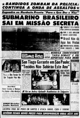 Última Hora [jornal]. Rio de Janeiro-RJ, 08 mar. 1963 [ed. vespertina].