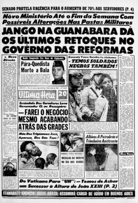 Última Hora [jornal]. Rio de Janeiro-RJ, 12 jun. 1963 [ed. vespertina].