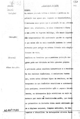 TV Tupi [emissora]. Aconteceu [programa]. Roteiro [televisivo], 14 set. 1975.