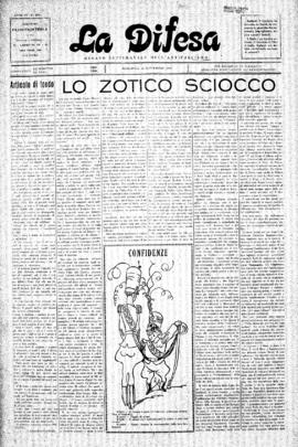 La Difesa [jornal], a. 6, n. 279. São Paulo-SP, 22 set. 1929.