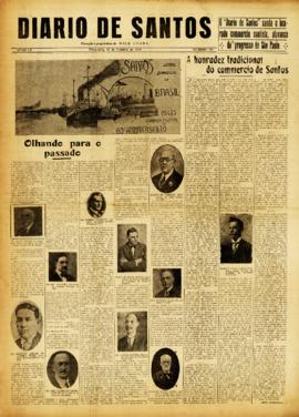 Diario de Santos [jornal], a. 60, n. 303. Santos-SP, 13 out. 1931.