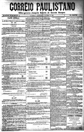 Correio paulistano [jornal], [s/n]. São Paulo-SP, 31 mar. 1887.