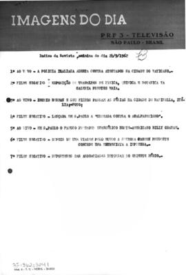 TV Tupi [emissora]. Revista Feminina [programa]. Roteiro [televisivo], 24 set. 1962.