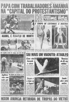 Última Hora [jornal]. Rio de Janeiro-RJ, 09 jun. 1969 [ed. vespertina].