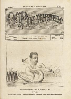 O Polichinello [jornal], a. 1, n. 16. São Paulo-SP, 30 jul. 1876.