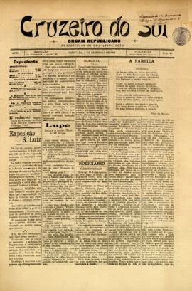 Cruzeiro do Sul [jornal], a. 1, n. 48. Sorocaba-SP, 02 dez. 1903.