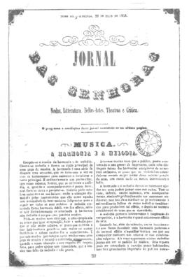 O Jornal das senhoras [jornal], t. 3, [s/n]. Rio de Janeiro-RJ, 29 mai. 1853.