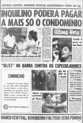 Última Hora [jornal]. Rio de Janeiro-RJ, 08 mai. 1969 [ed. matutina].