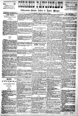 Correio paulistano [jornal], [s/n]. São Paulo-SP, 26 set. 1885.