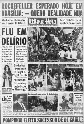 Última Hora [jornal]. Rio de Janeiro-RJ, 16 jun. 1969 [ed. vespertina].