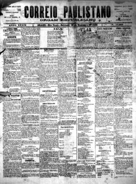Correio paulistano [jornal], [s/n]. São Paulo-SP, 31 dez. 1892.