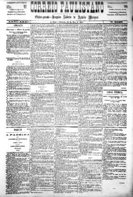 Correio paulistano [jornal], [s/n]. São Paulo-SP, 23 mai. 1885.