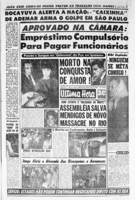 Última Hora [jornal]. Rio de Janeiro-RJ, 30 mai. 1963 [ed. vespertina].