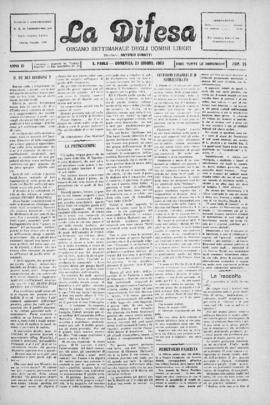 La Difesa [jornal], a. 3, n. 25. São Paulo-SP, 21 jun. 1925.